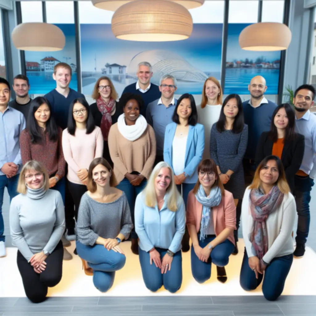 Mosolygó, tapasztalt nyelvtanárok csapata