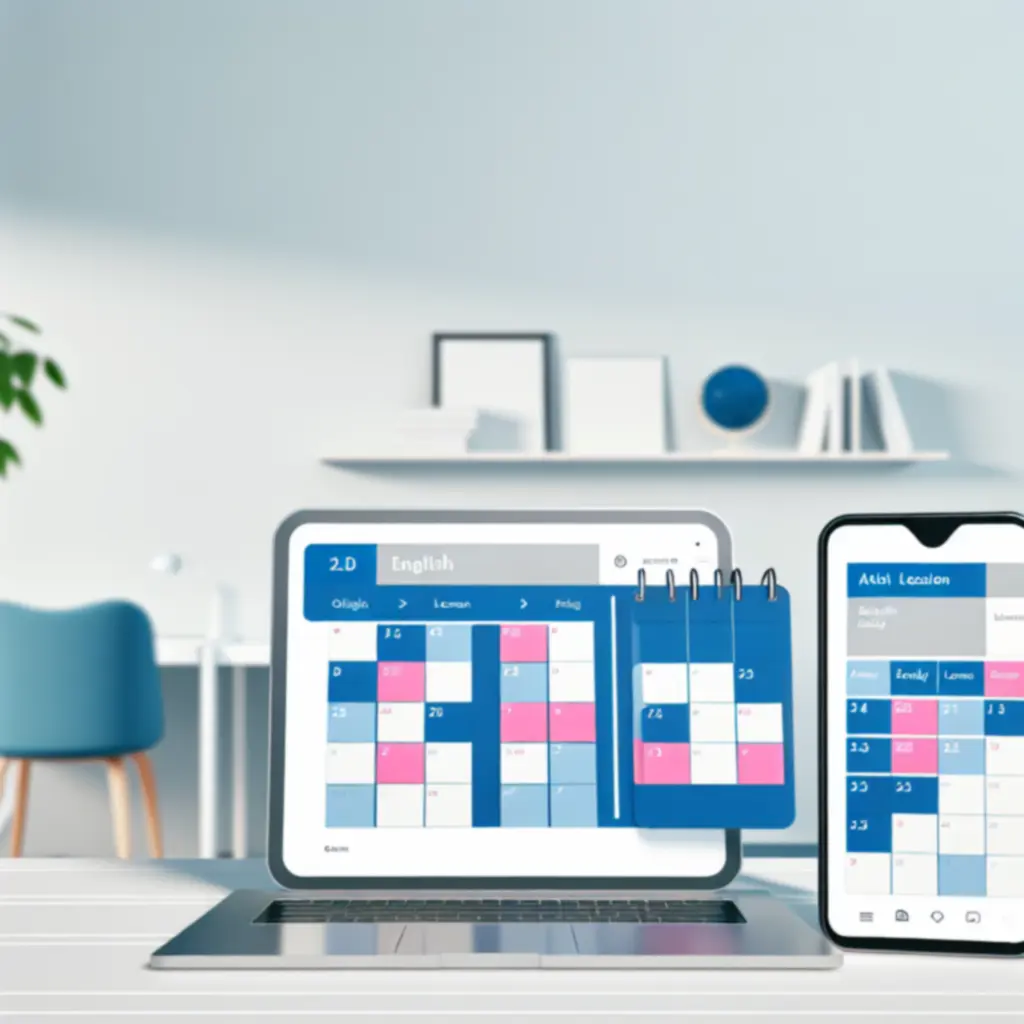 Digitális órarend és naptár felület